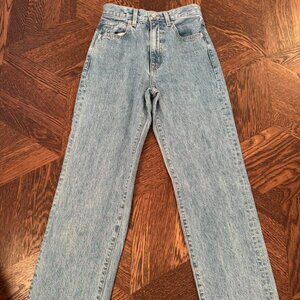 SLVRLAKE London Crop Denim Cotton Jeans Size 24